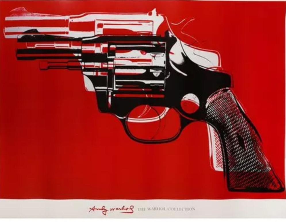Limitierte Auflage von Surfboard/Skulptur „Revolver“ von Andy Warhol & Tim Bessell (Moderne) im Angebot