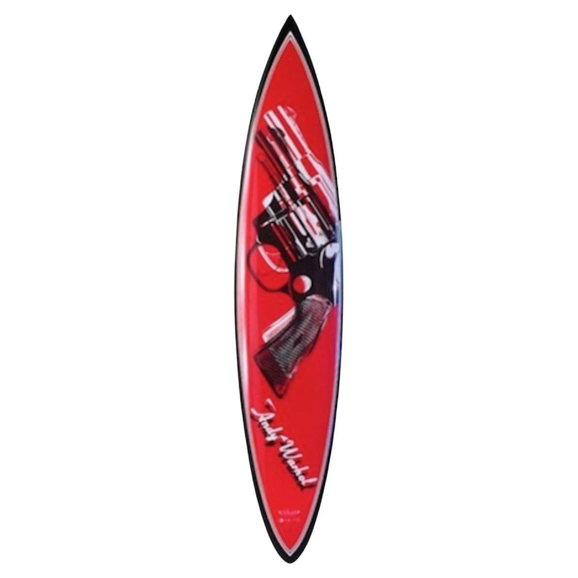 Planche de surf / sculpture Revolver d'Andy Warhol et Tim Bessell en vente