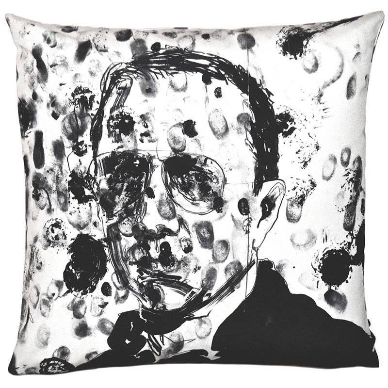 Limited Edition Robert Knoke Bruce Labruce Art Pillow Throw Cushion by Henzel For Sale