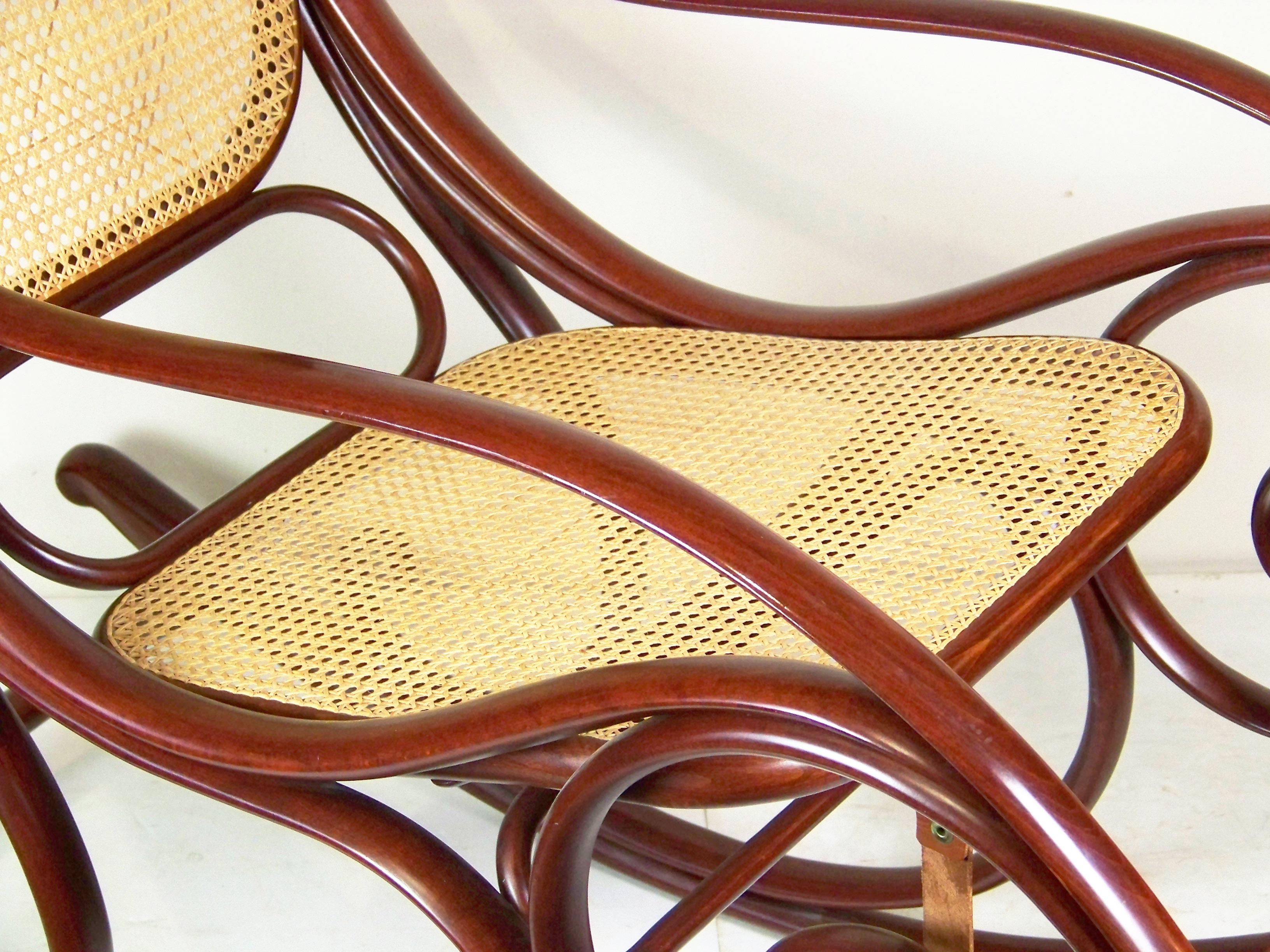 German Limited edition Rocking Chair Thonet Nr.1, 1993 For Sale
