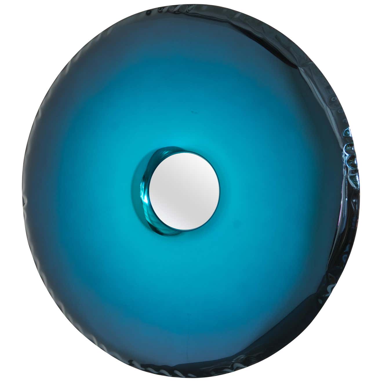 Limited Edition Rondo 75 Gradient Mirror in Space Blue Stainless Steel ...