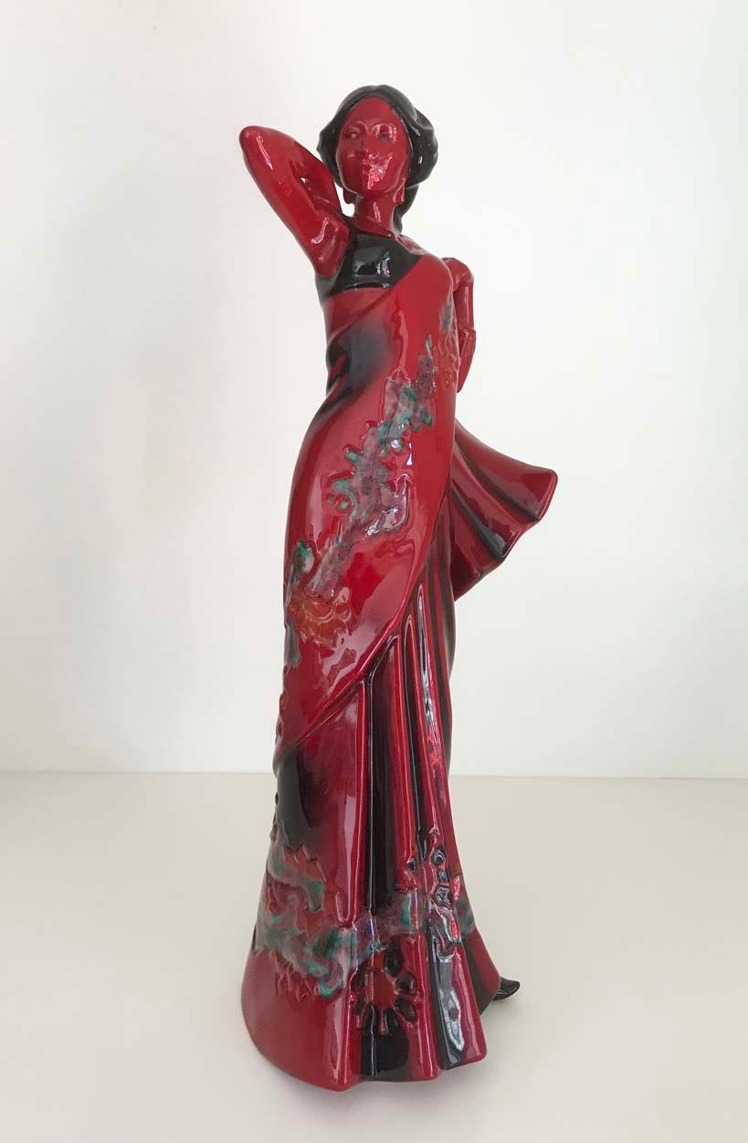 Figurine en porcelaine Flambe de Royal Doulton - Eastern Grace

Cet objet aux détails étonnants s'intitule 