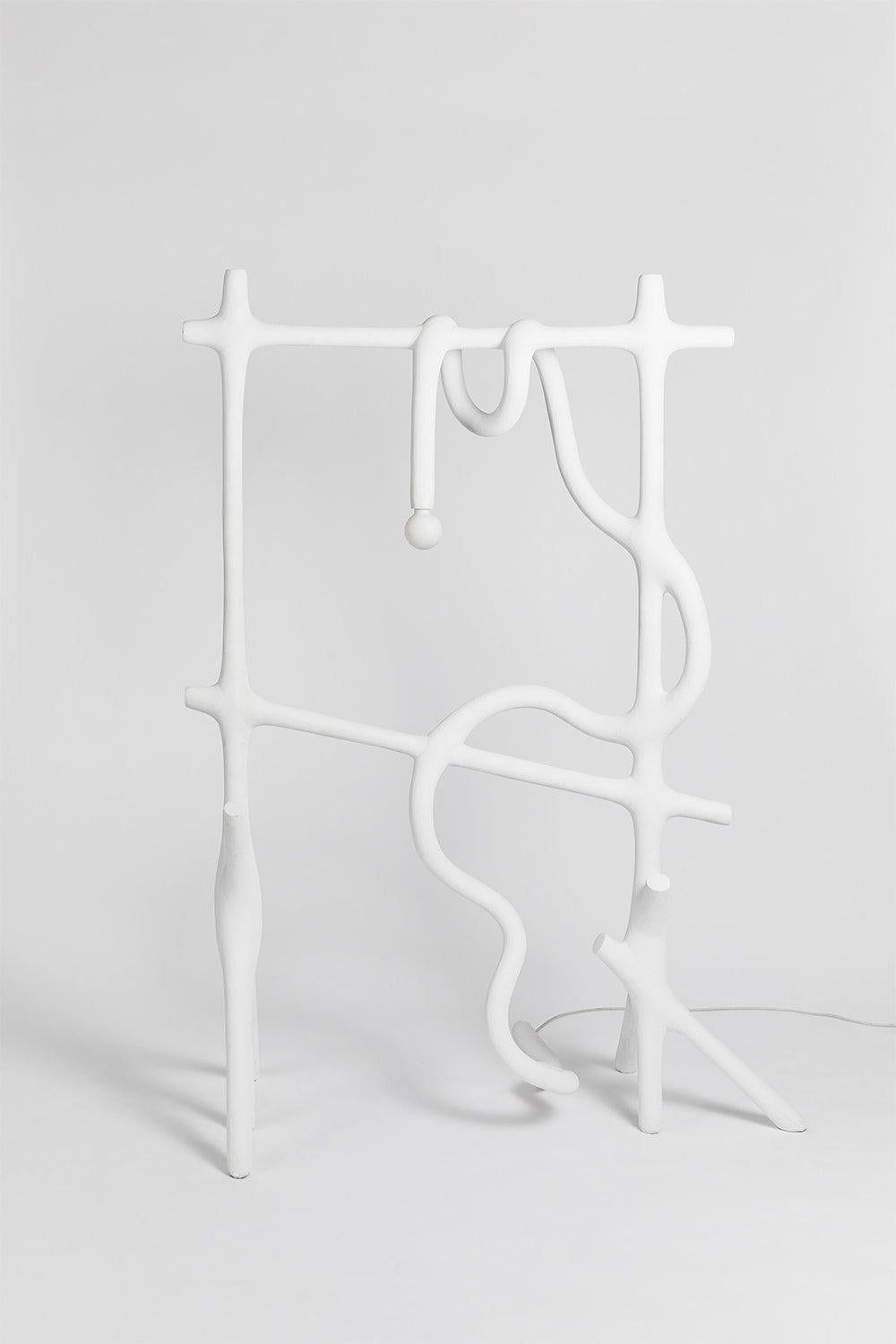 Lampe Random édition limitée en sable et nylon sur cadre par Hot Wire Extensions Neuf - En vente à Geneve, CH