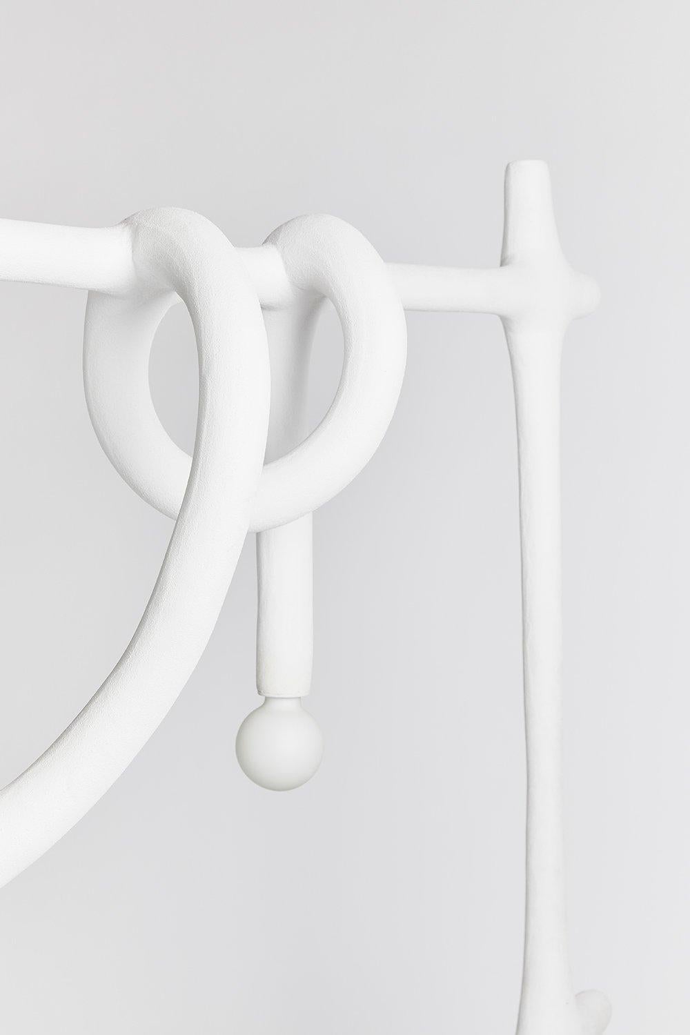 XXIe siècle et contemporain Lampe Random édition limitée en sable et nylon sur cadre par Hot Wire Extensions en vente