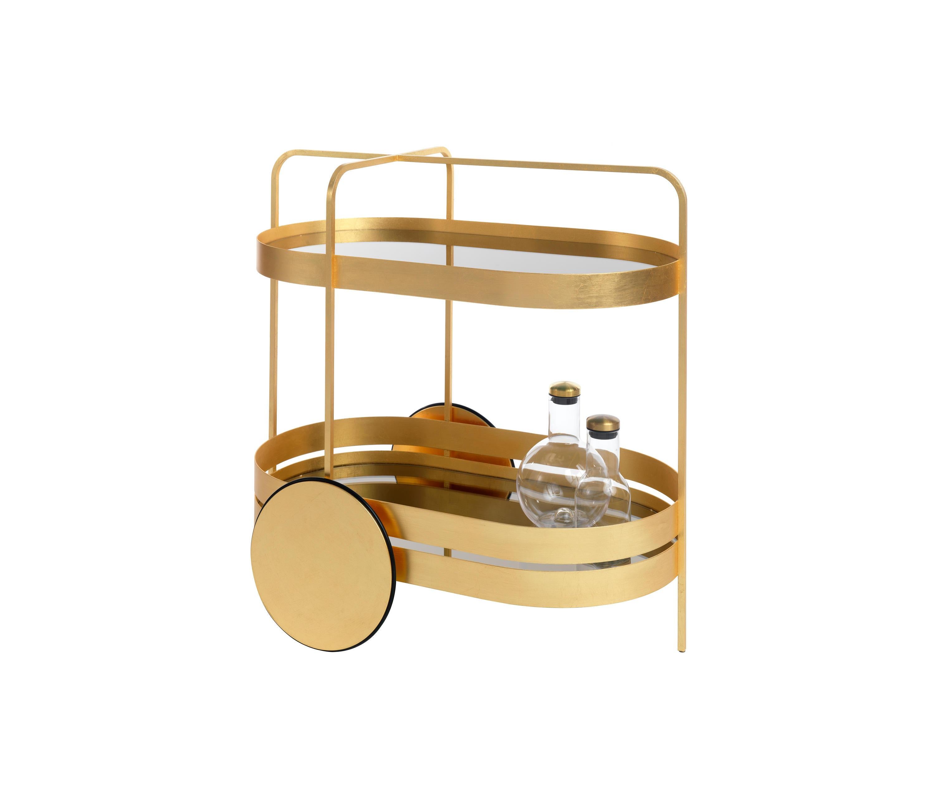 Limited Edition Schonbuch Gold Grace Trolley by Sebastian Herkner In New Condition For Sale In New York, NY