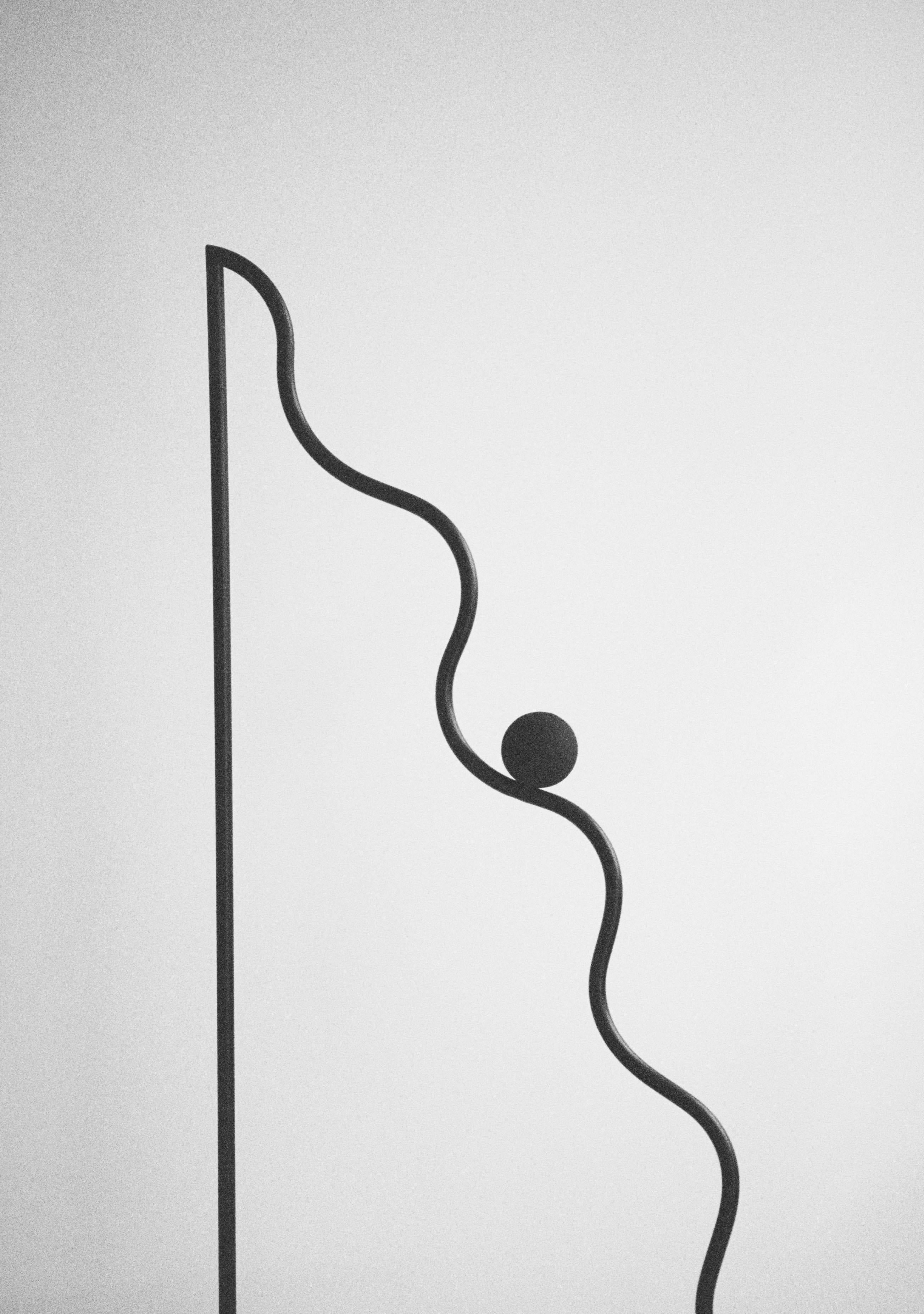 Post-Modern Limited Edition Sculptural Chair in Forged Iron For Sale