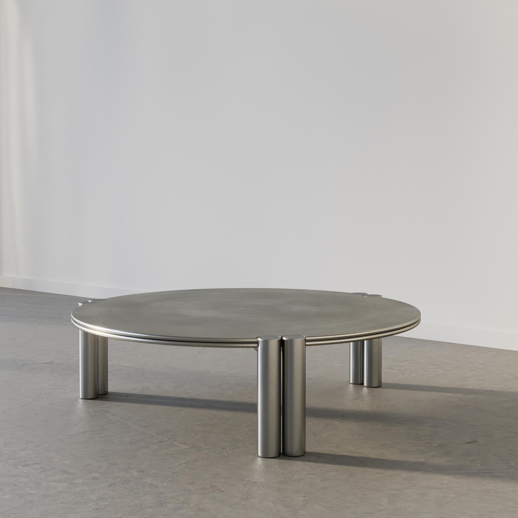 Australiano Tavolino scultoreo Forever in edizione limitata in alluminio liquido di HEGI in vendita