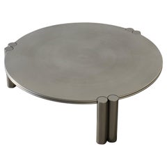 Tavolino scultoreo Forever in edizione limitata in alluminio liquido di HEGI