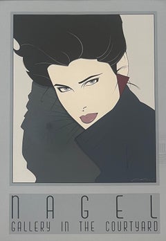 Limited Edition Serigraph "Gallery in the Courtyard" by Patrick Nagel