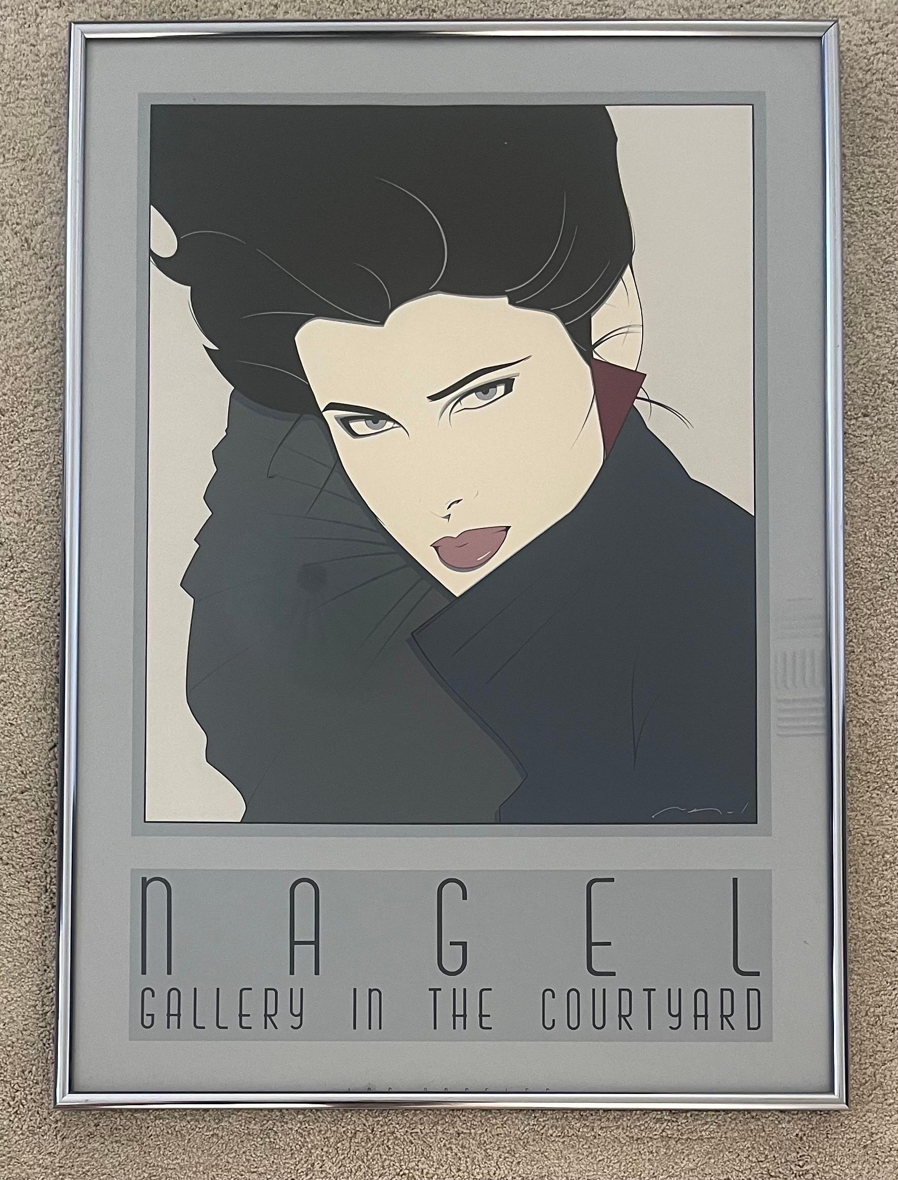 Moderne Sérigraphie en édition limitée « Gallery in the Courtyard » de Patrick Nagel en vente