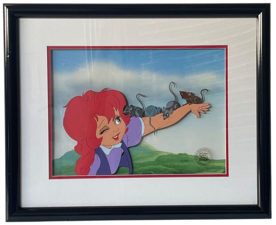 Set aus sechs handbemalten Kunstwerken in limitierter Auflage „The Tale of Tillie's Dragon“ (Ende des 20. Jahrhunderts) im Angebot