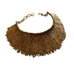 Limited Edition Signed & Numbered Biche de Bere Brutalist Necklace - 1990s