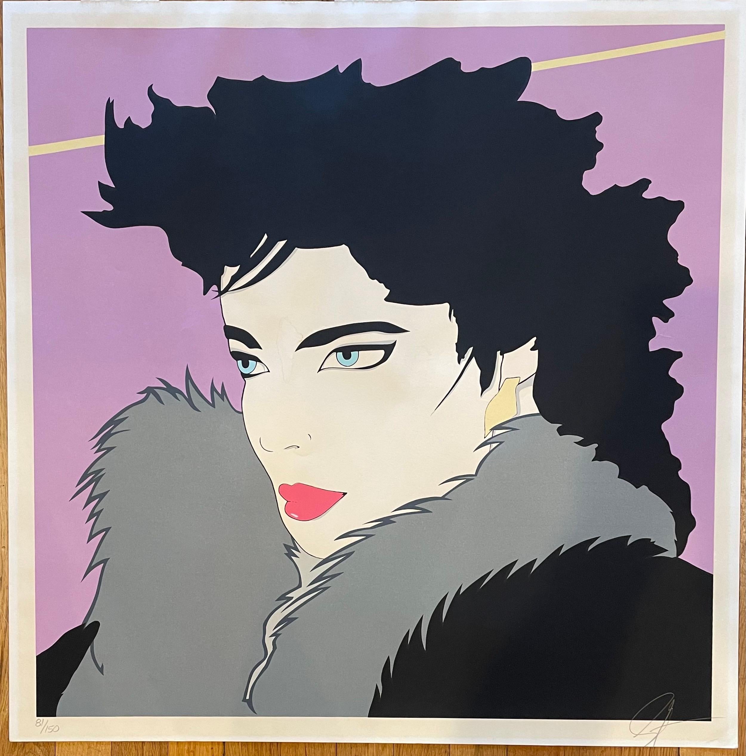 patrick nagel signed serigraph