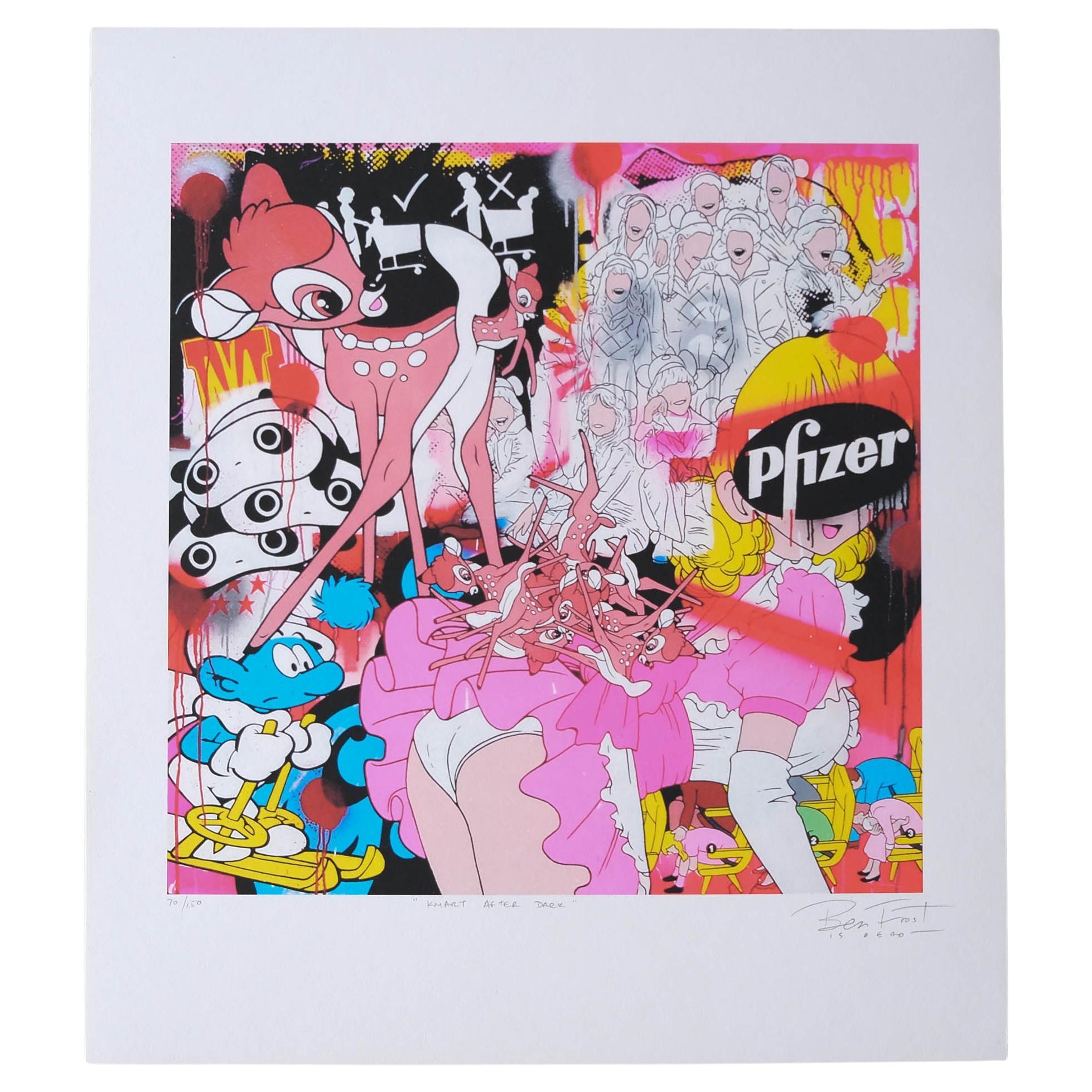 Limited Edition Signed Print “Gentle Laxettes for All the Family" by Ben Frost 