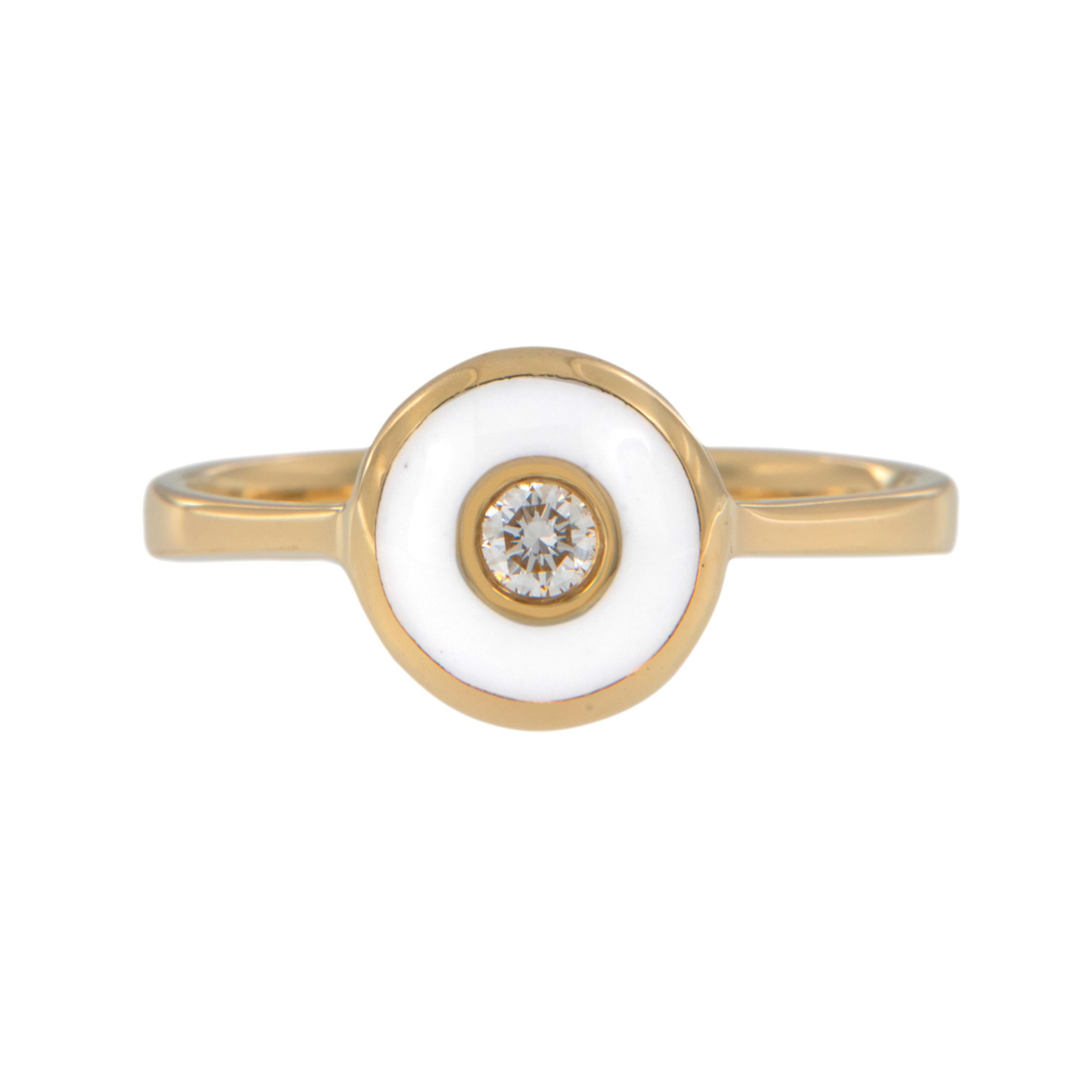Simon G's  collections are inspired by an appreciation for the finer things in life. Limited Edition #681452. The evil eye is thought to keep you free from curses & protect you from negative energies. This lovely evil eye ring is made with a white