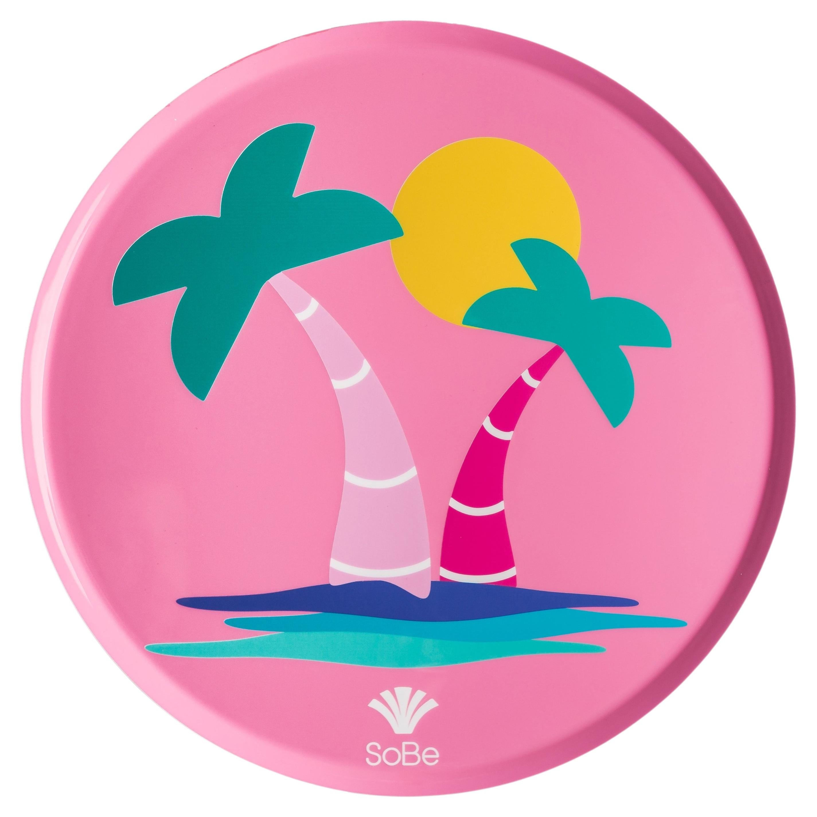 Limited Edition Sobe Palms Circular Sustainable Tray in Aluminum by altreforme For Sale
