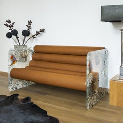 Edición limitada del sofá Mw02 "Jungla", fabricado en Francia, diseñado por Olivier Santini