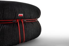 Limited Edition Soriana Denim Armchair by Afra & Tobia Scarpa for Cassina