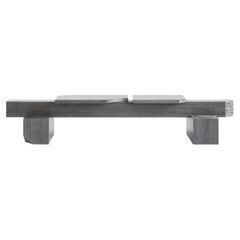 Banc SSB01W édition limitée en MDF avec placage d'eucalyptus gris par sashaxsasha
