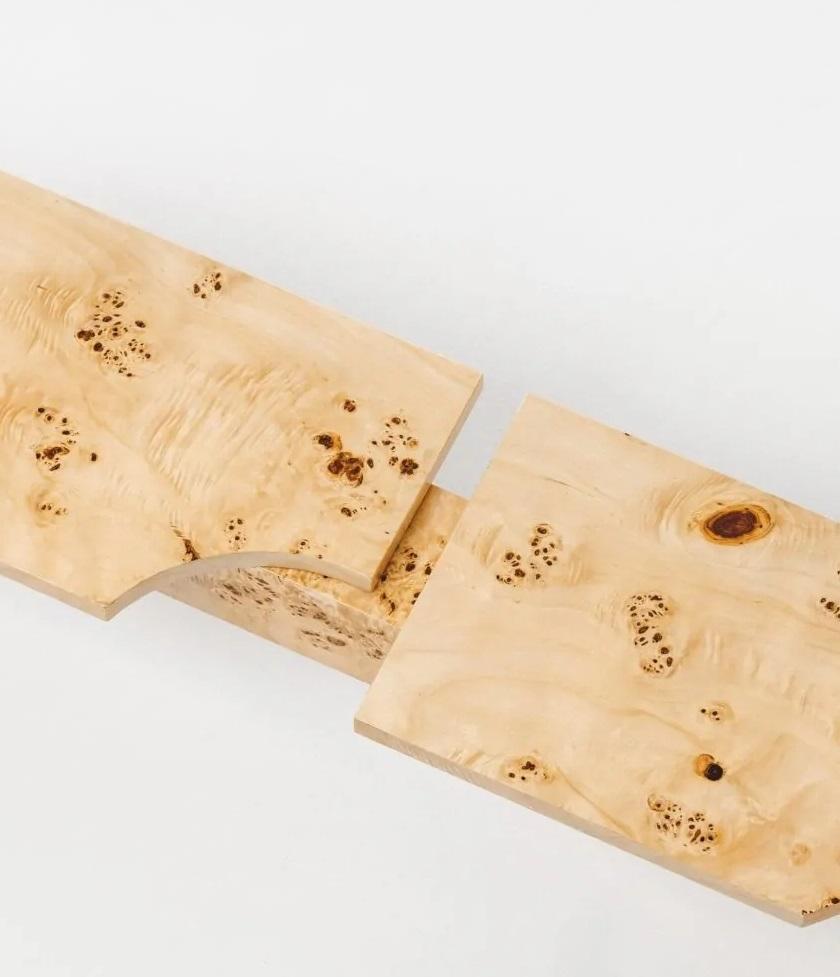 Autre Banc SSB01W édition limitée en MDF avec placage en loupe de peuplier par sashaxsasha en vente