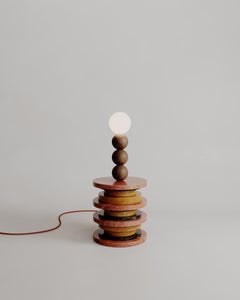 Limited Edition, Stacked Silhouette Sun Bedside Table Lamp By Esther Knopfler