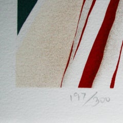 Limited Edition "Stars and Stripes" Lithograph by Robert Anderson