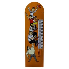 Limited Edition Suske en Wiske Enamel Thermometer – 1999 Orange Variant