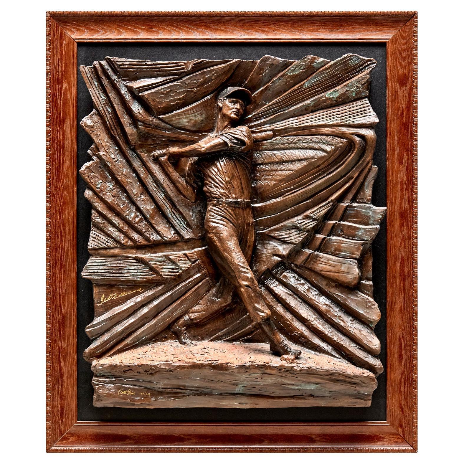 Scultura in rilievo di Paul A. Williams ".406" in edizione limitata di Paul Kamish #104/406