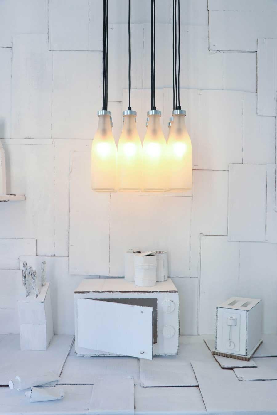 Limited Edition Tejo Remy Milk Bottle Lamp, 1991 For Sale 4