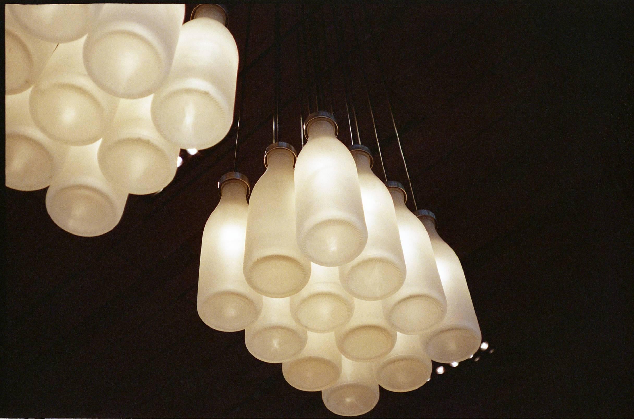 Limited Edition Tejo Remy Milk Bottle Lamp, 1991 For Sale 1