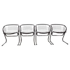 Limited Edition “Thema” Dining Chairs By Gastone Rinaldi, 1970s