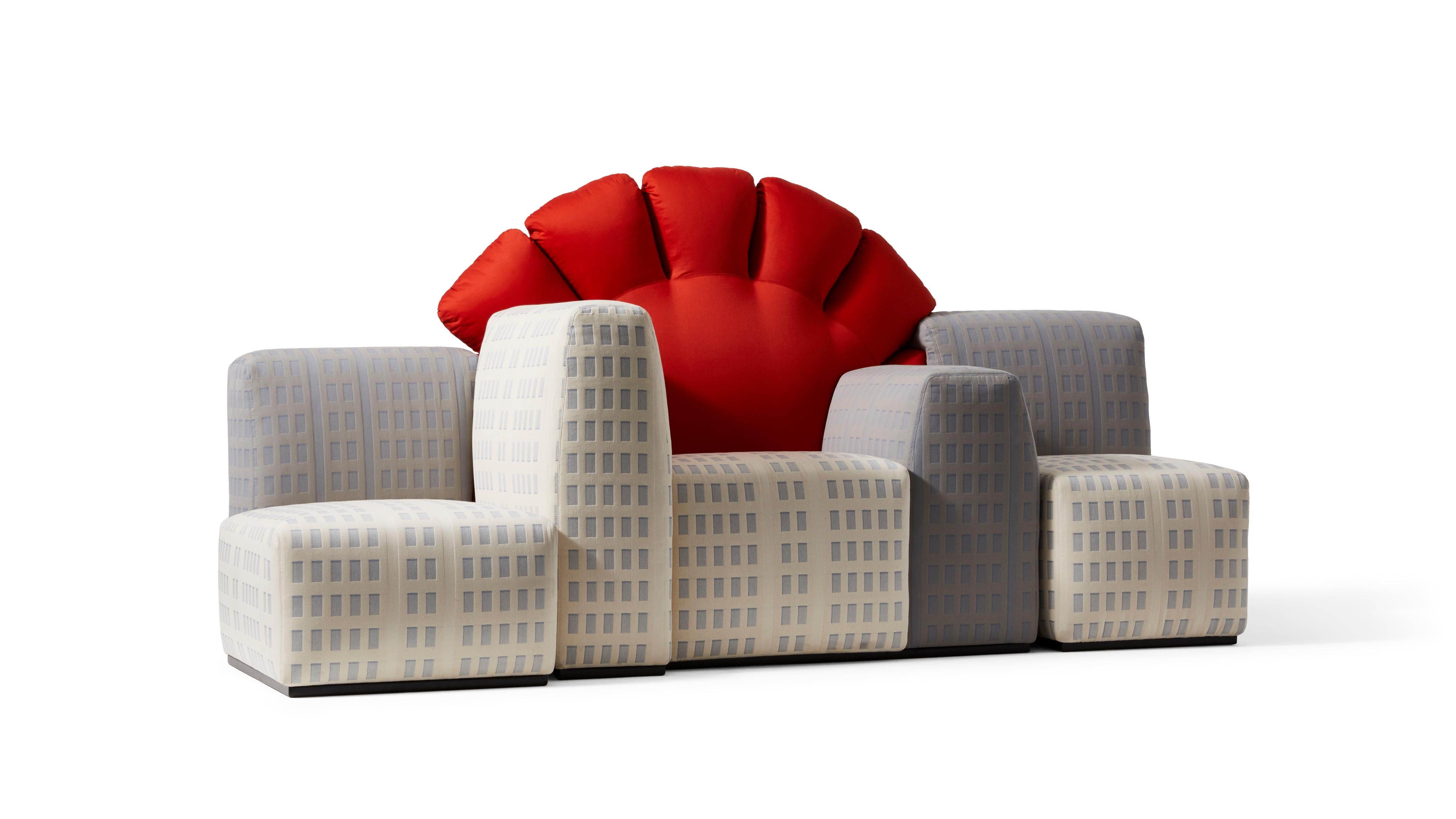 Mid-Century Modern Canapé Tramonto A New York en édition limitée de Gaetano Pesce en vente