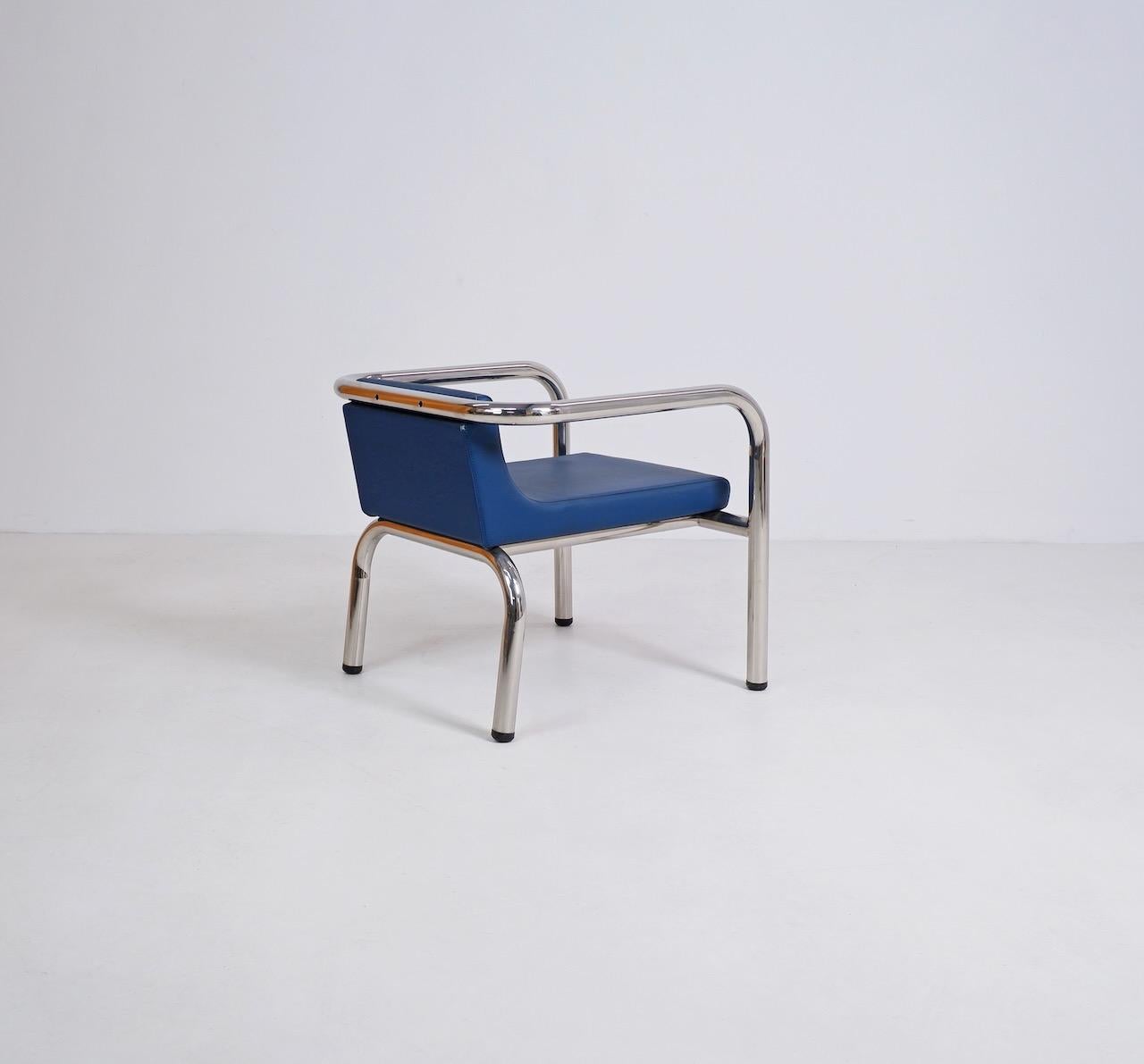 Beistellstühle aus Stahlrohr in limitierter Auflage von Tom Dixon, um 2000 (Bauhaus) im Angebot