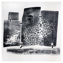 Limited Edition Untitled Woodblock Print by Margaret Wenstrup, 1958 Limited Edition Untitled Woodblock Print by Margaret Wenstrup, 1958