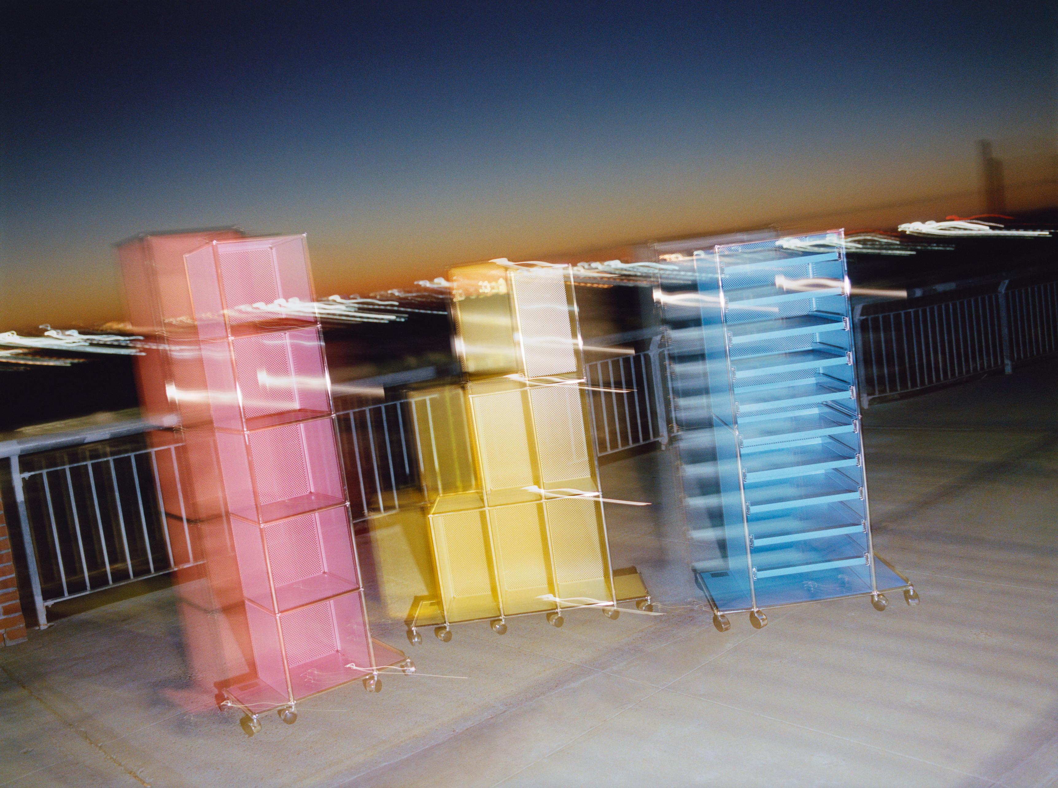Limited Edition Usm New Downtown Pink Tower B Archive  by Ben Ganz in Stock In New Condition For Sale In New York, NY