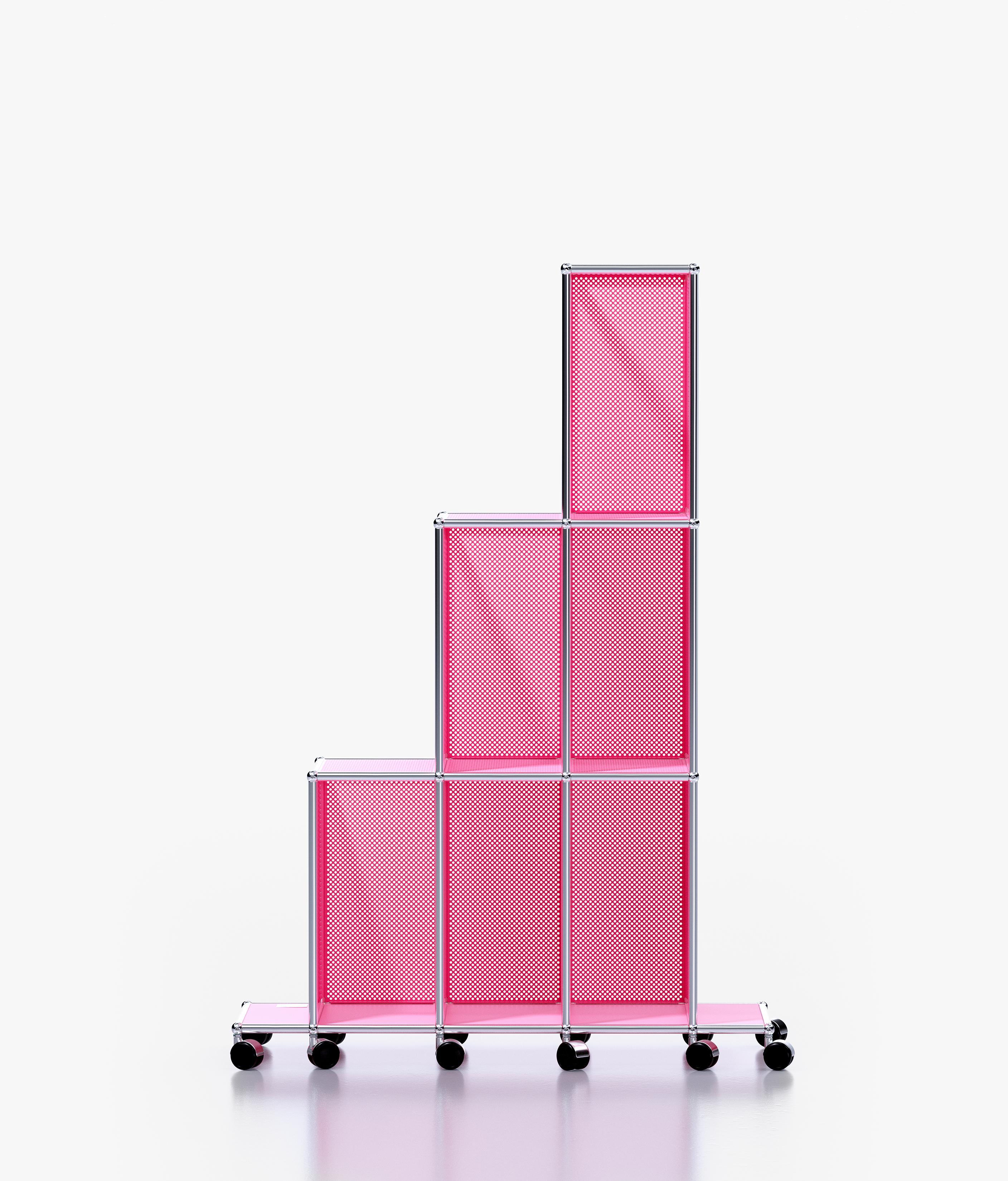 Limitierte Auflage USM New Downtown Pink Tower C von Ben Ganz, auf Lager (Schweizerisch)
