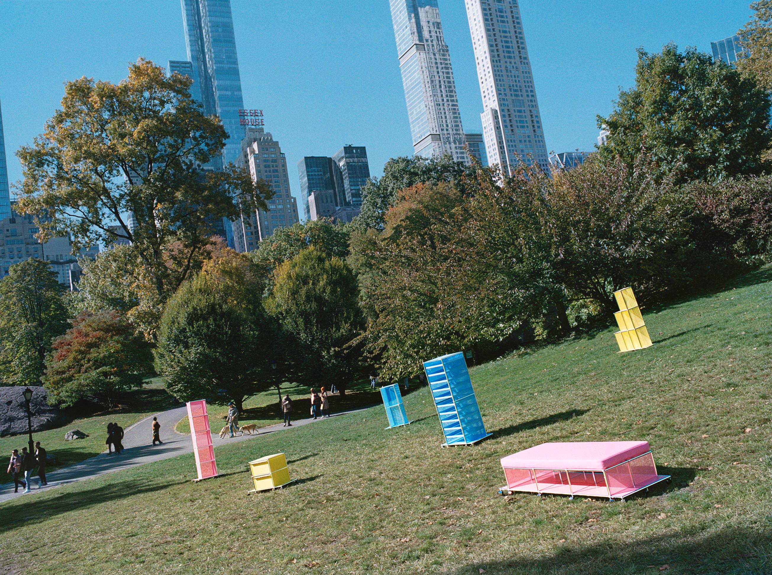 Limited Edition USM New Downtown Pink Tower E Depost by Ben Ganz in STOCK For Sale 4