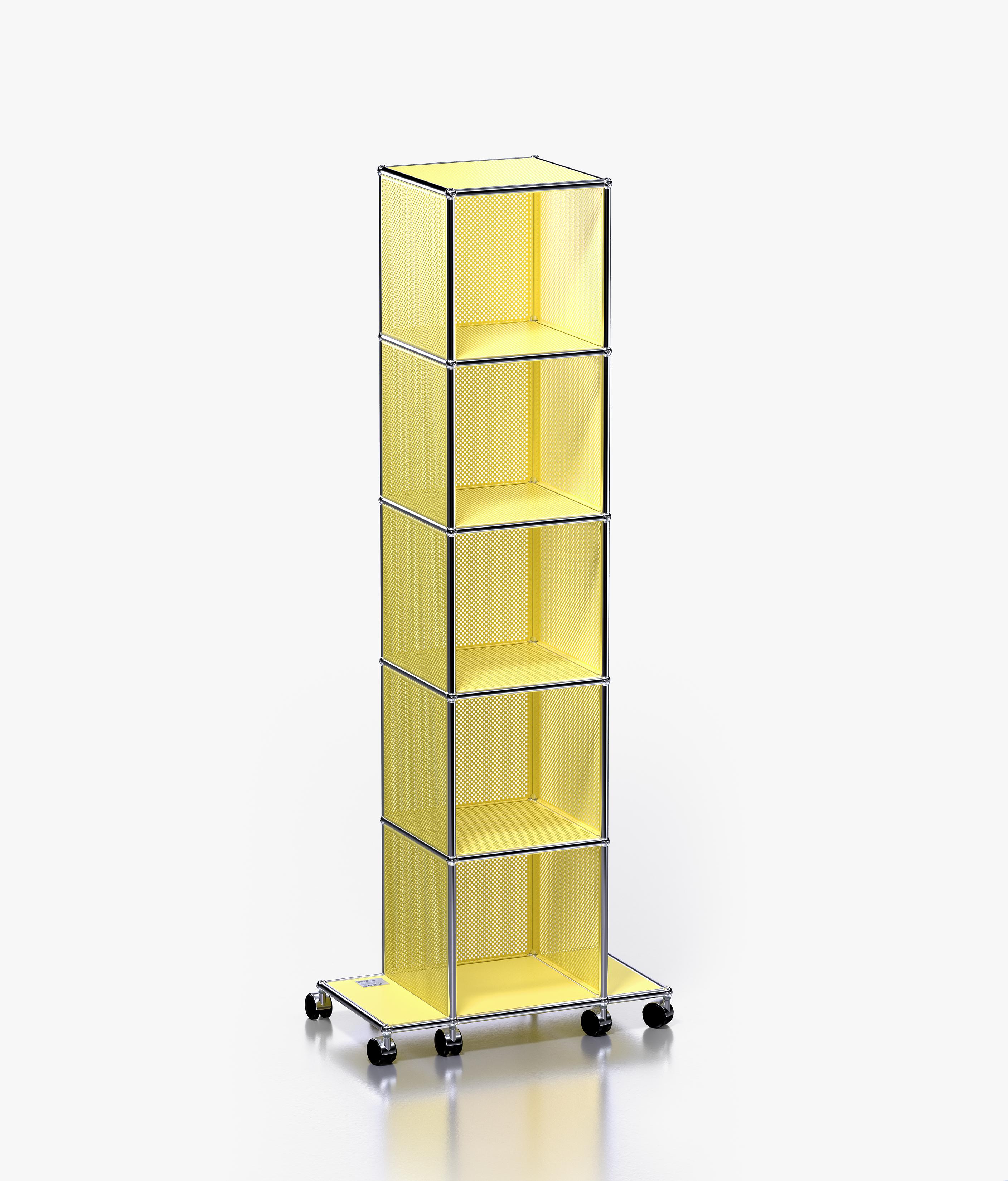 Limited Edition Usm New Soho Yellow  Tower a High Rise by Ben Ganz in Stock For Sale 4
