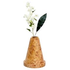 Limited Edition Vase O by Ettore Sottsass, Brass, Modern Design, 1995
