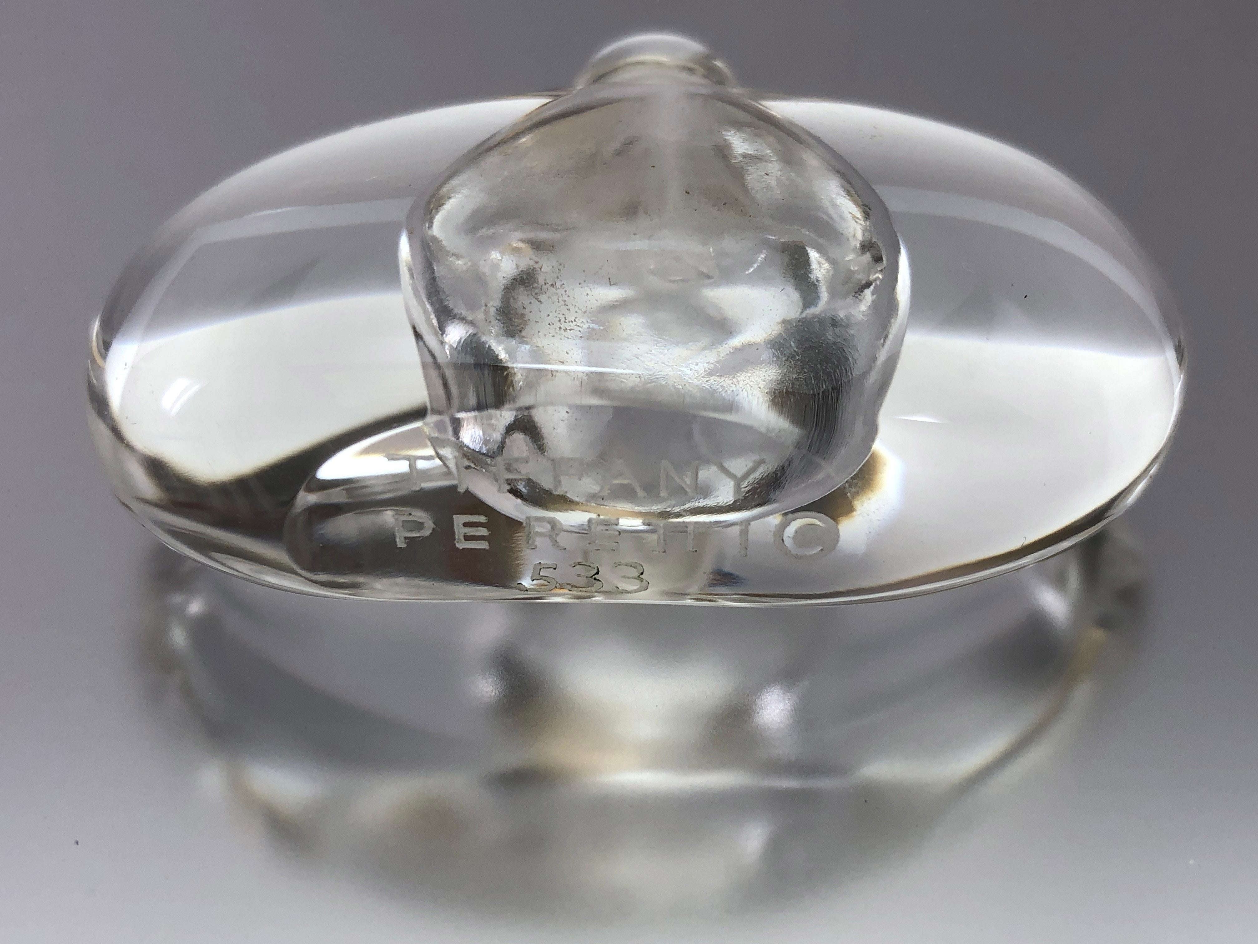 Limited Edition Vintage Elsa Peretti Tiffany & Co. Rock Crystal Perfume Bottle  4