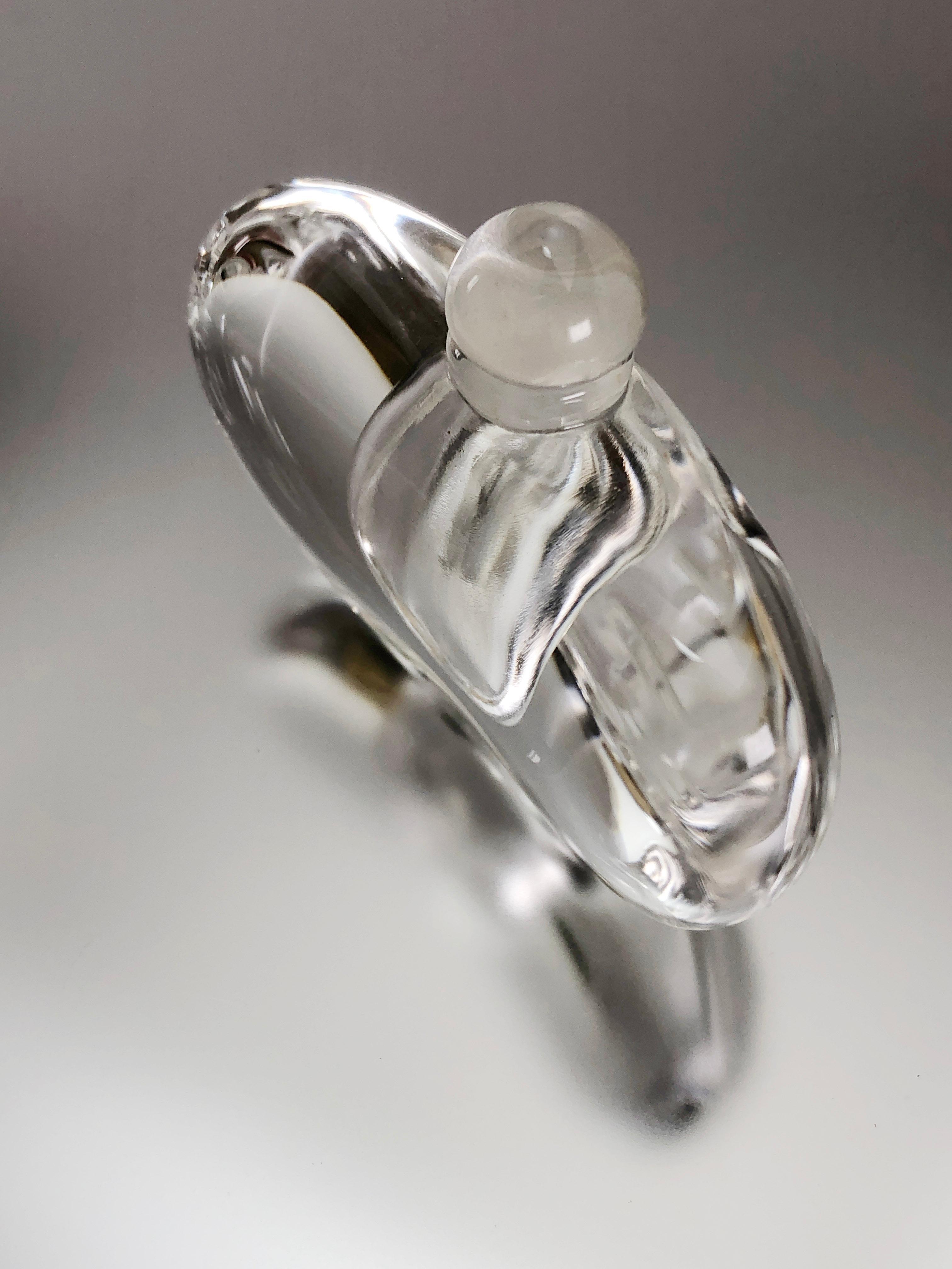 Limited Edition Vintage Elsa Peretti Tiffany & Co. Rock Crystal Perfume Bottle  1