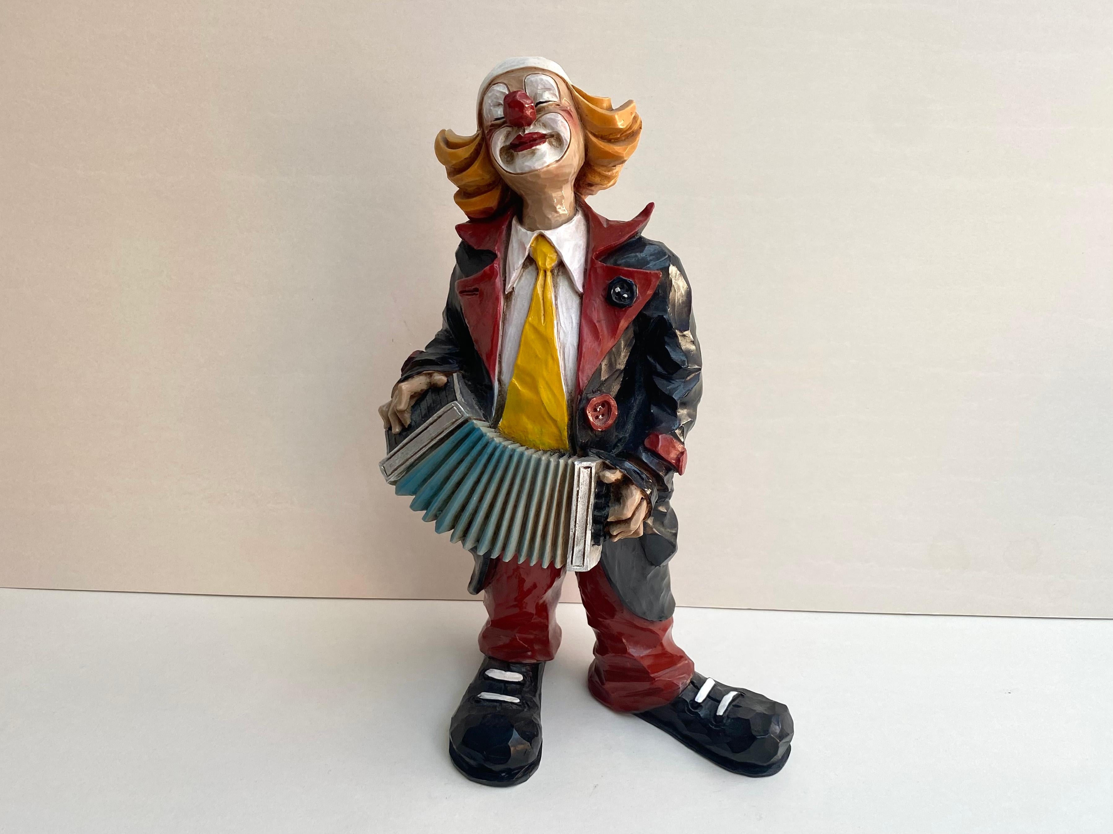 ceramic clowns vintage