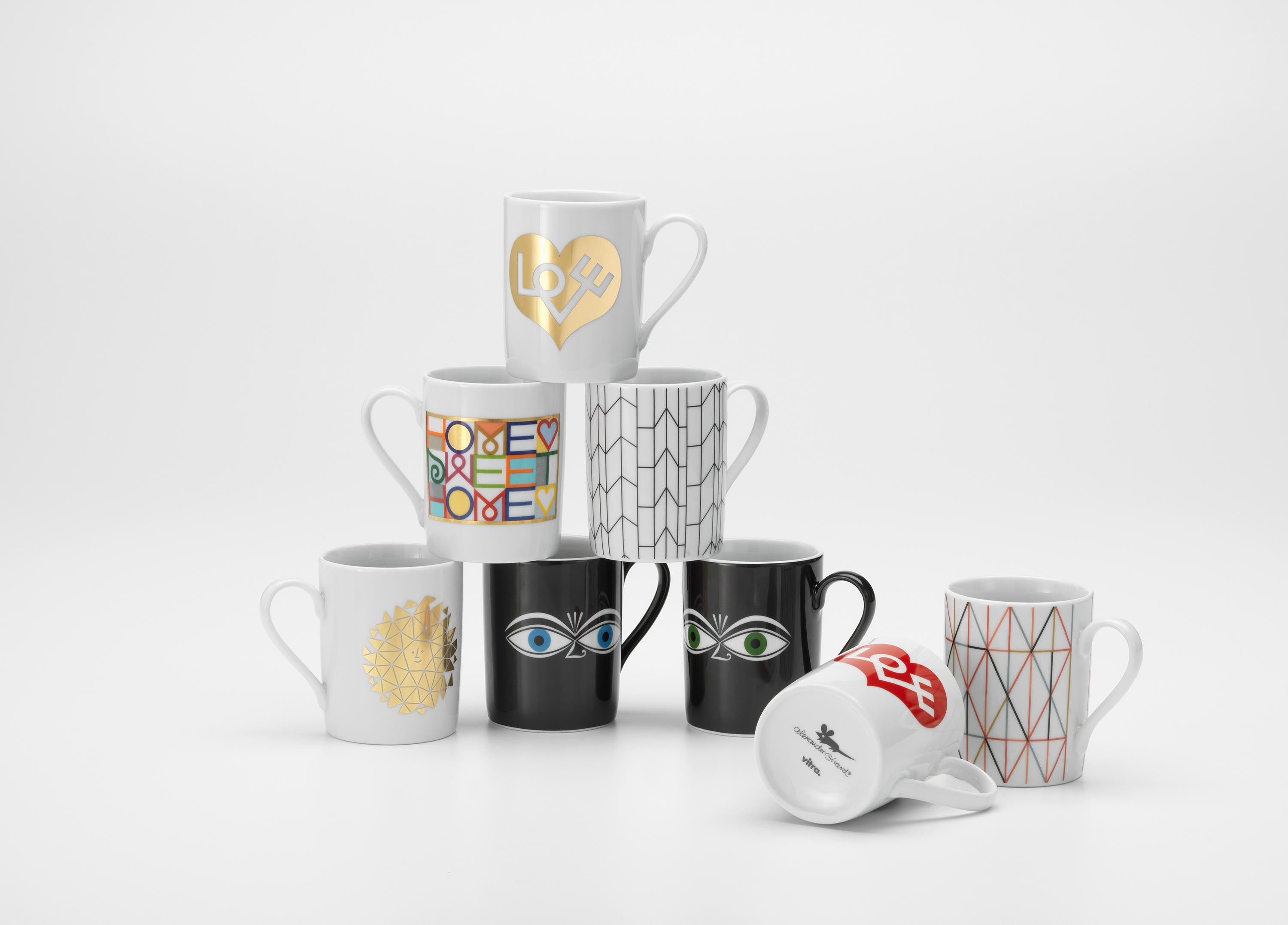 geometric coffee mugs