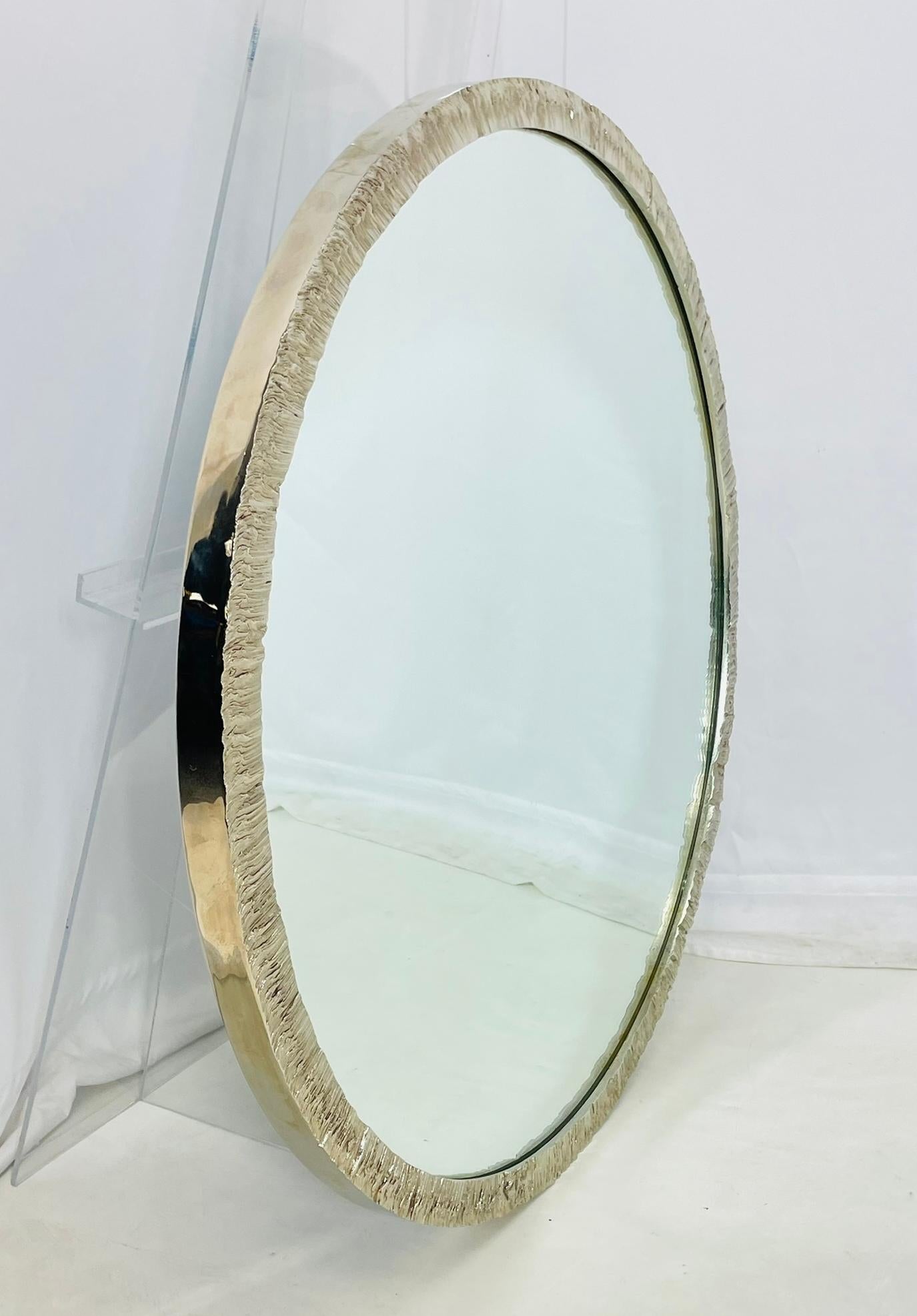 Plaqué Miroir mural en édition limitée Billy Herrera pour Cain Limited, #1/100 en vente