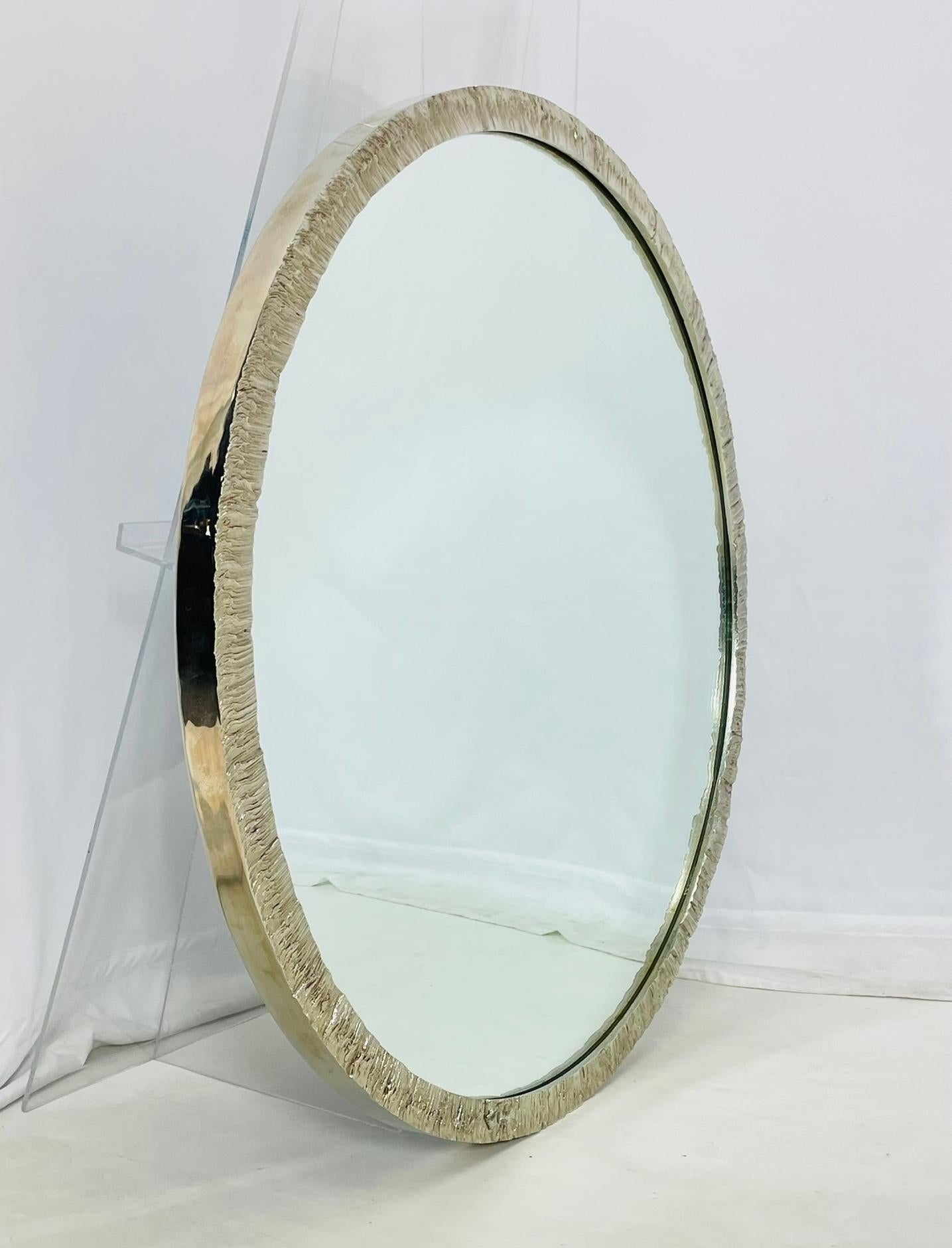 Acier Miroir mural en édition limitée Billy Herrera pour Cain Limited, #1/100 en vente
