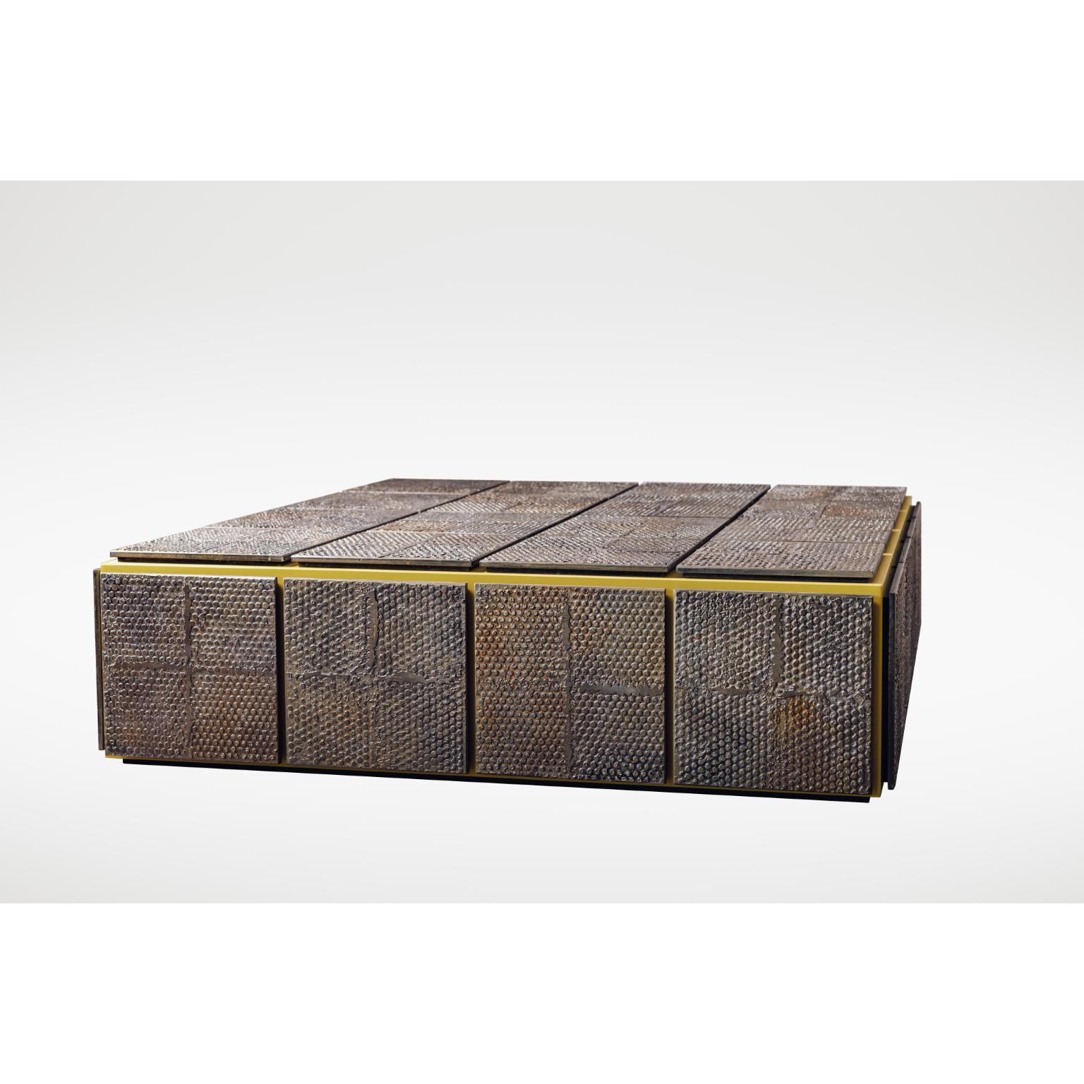 Limited Edition Wood Coffee Table by Bottega Nera Furniture
Dimensions:  W 130 x D 130 x H 36 cm
Materials: Wood. 

CT1- 10.60. Decorated and painted wood.

About: BottegaNera was born in 2023 in the heart of Brianza, from a branch of a historic