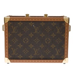 Used Limited Edition:Brand New/Louis Vuitton Speaker Clutch in brown monogram canvas