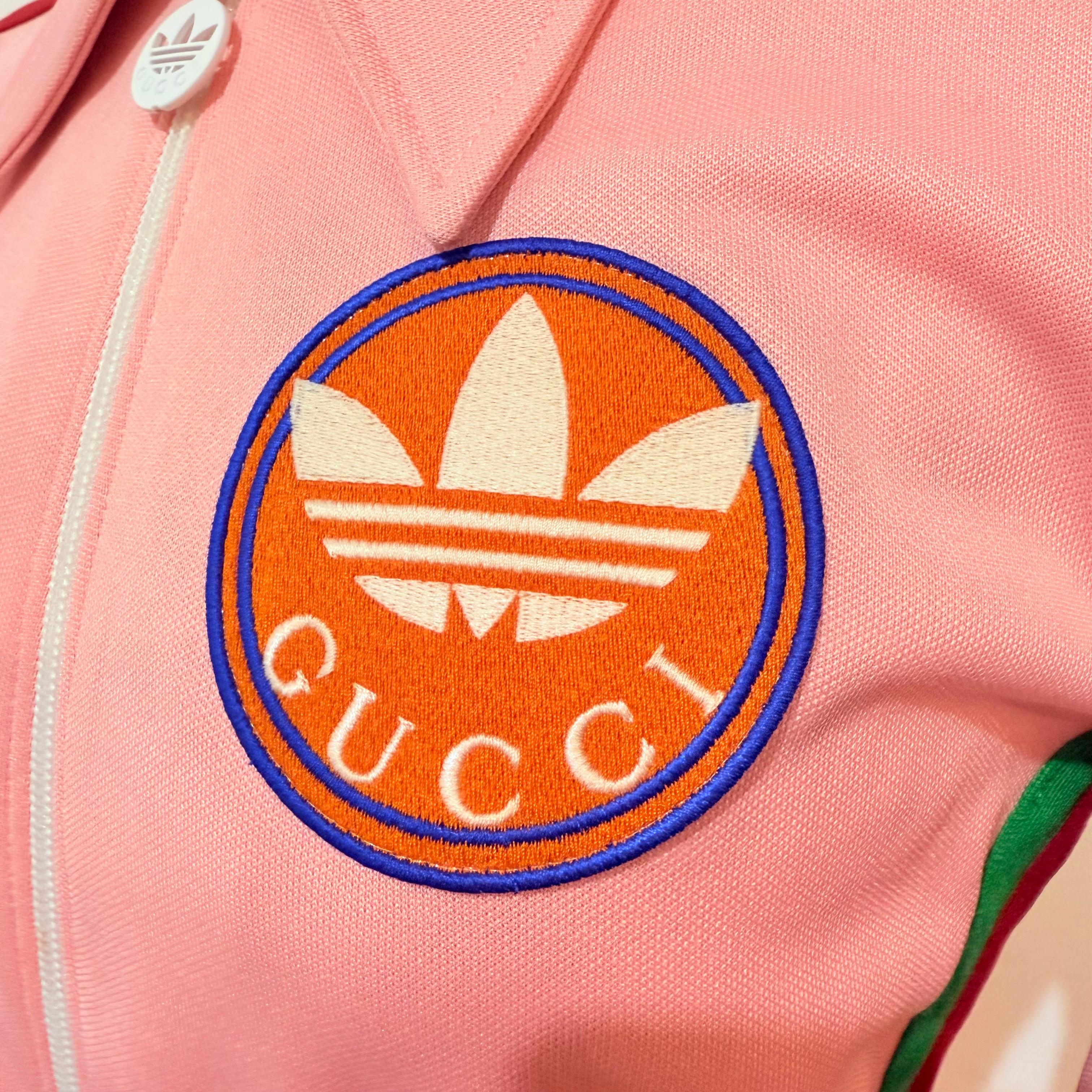 Limited Gucci x Adidas Pink Jumpsuit Size XXS en vente 2