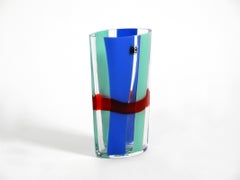 Limited Murano Glass Vase Almor by Carlo Moretti No. 176 of 333