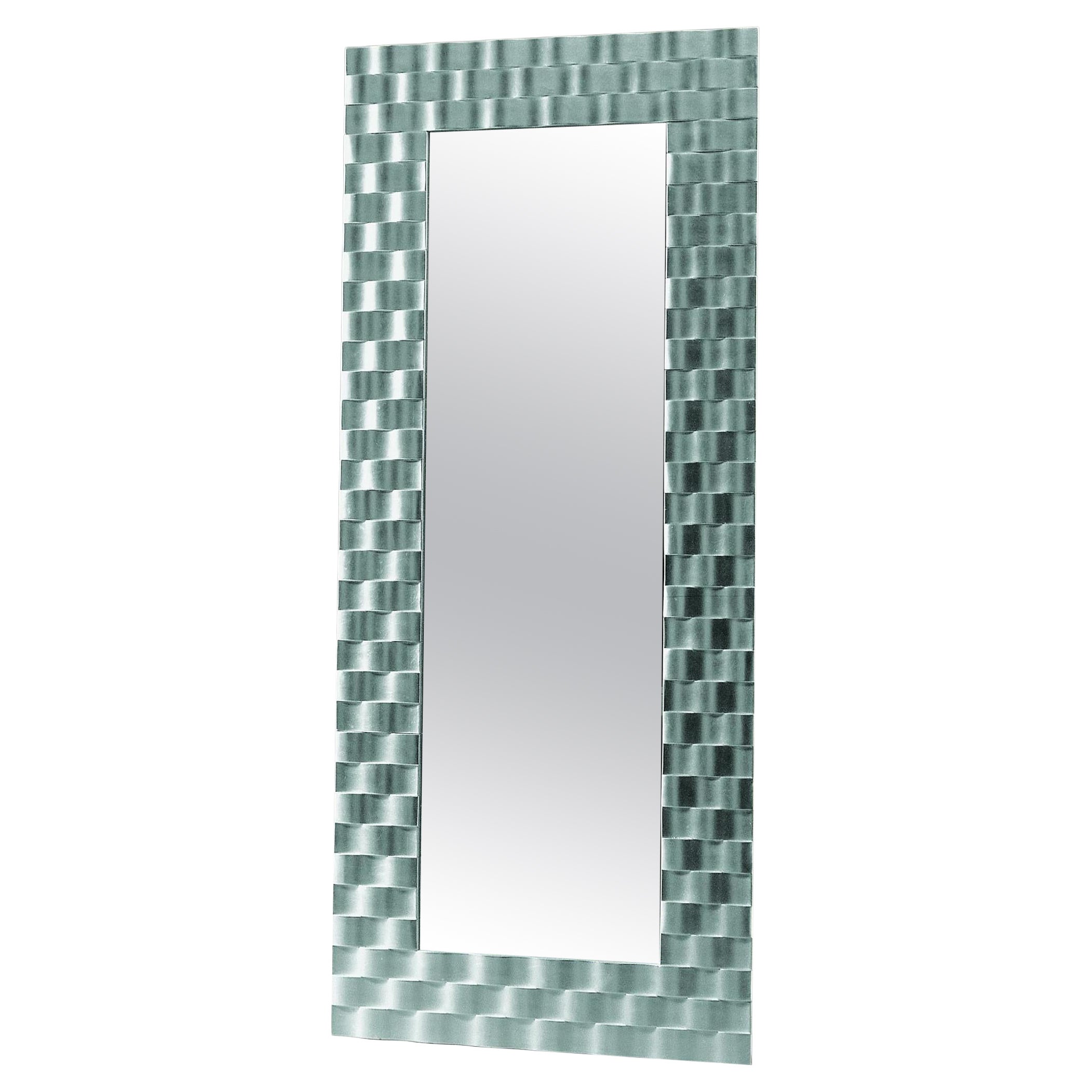 Limited, Orsi, Ava Miroir en bois, Silver Foil